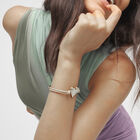 Camel leather bracelet with heart detail