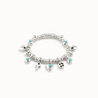 Beaded bracelet with charms