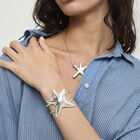 Doble bangle bracelet with starfish