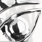 Bangle bracelet with a striking central eye