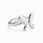 Bangle bracelet  with a central butterfly