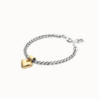 Chain bracelet with small heart detail