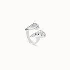 Ring with wing design