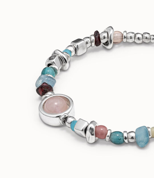 Beaded bracelet  with crystals, , large