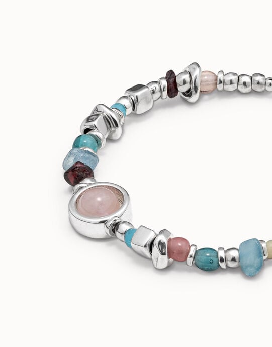 Beaded bracelet  with crystals, , large