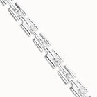 Link bracelet with cylindrical pieces