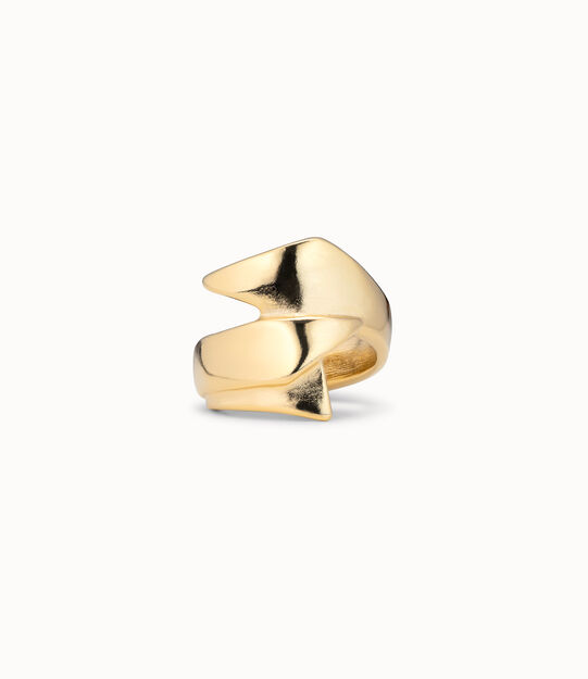 Anillo bañado en oro 18k