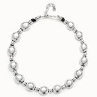 Beaded necklace with larger central bead