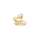 Open ring with organic design