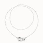 Long necklace with interlocking carabiner
