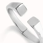 Bangle bracelet with square shape