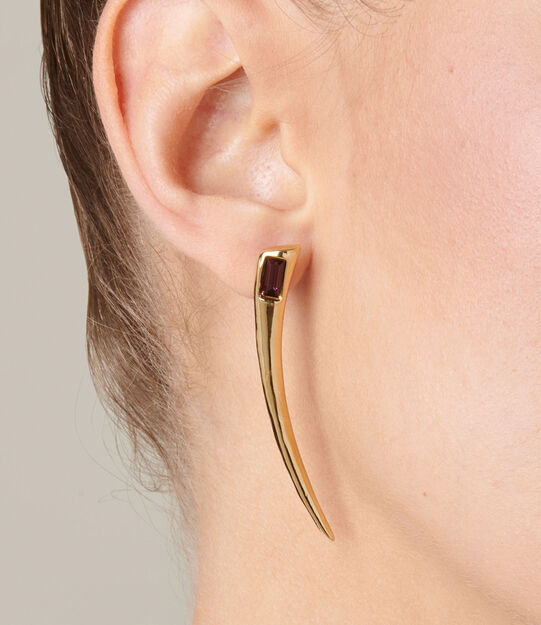 A tickle with a feather Earrings