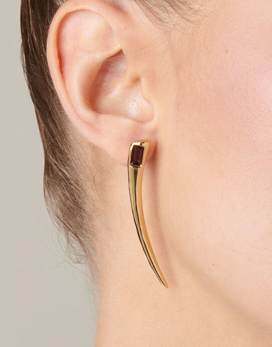 A tickle with a feather Earrings