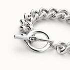 Curb link chain bracelet