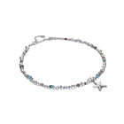 Necklace with crystals and small starfish