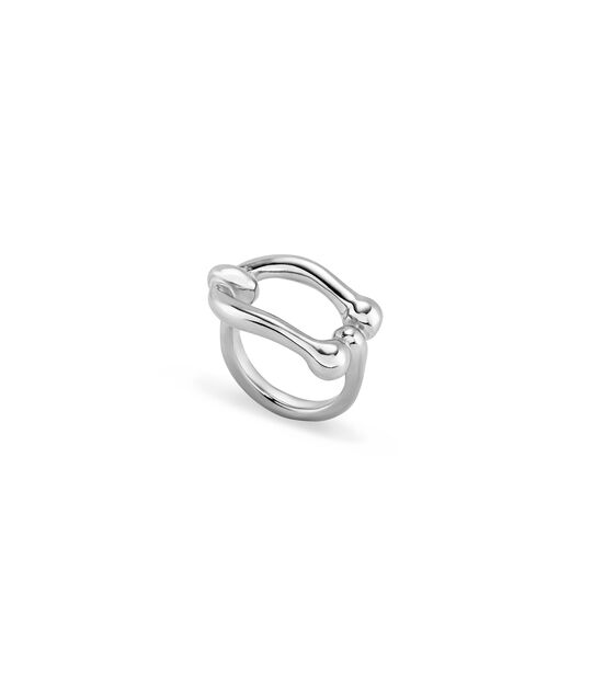 Sterling silver-plated ring