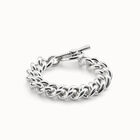Curb link chain bracelet