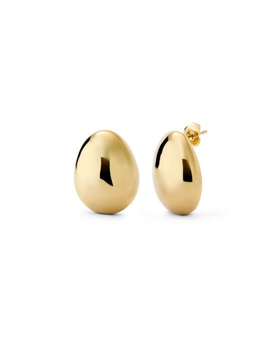 Oversized Teardrop Stud Earrings