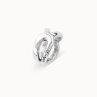 Sterling silver-plated ring