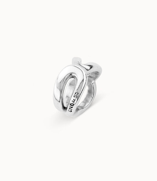 Anillo bañado en plata de ley