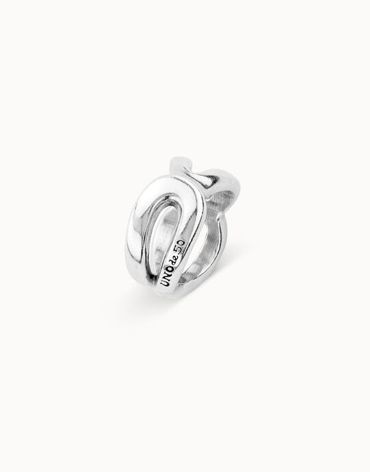 Anillo ba&ntilde;ado en plata de ley