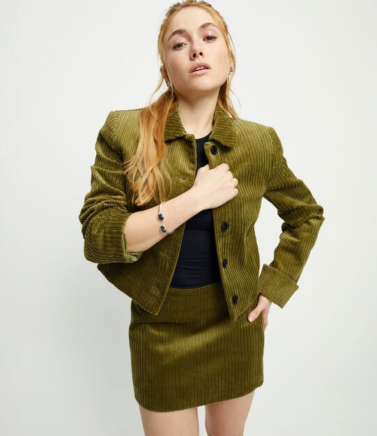 Bracelet jonc plaqu&eacute; argent avec deux cristaux ovales noirs &agrave; facettes, Argent, large