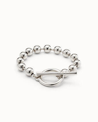 Bracelet de chaîne plaqué argent