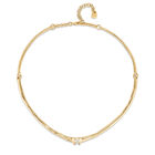 Choker necklace with white cubic zirconia