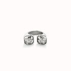 Ring with white crystal