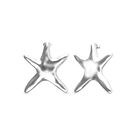 Large starfish-shaped earrings