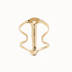 Cuff bracelet with manta ray structure