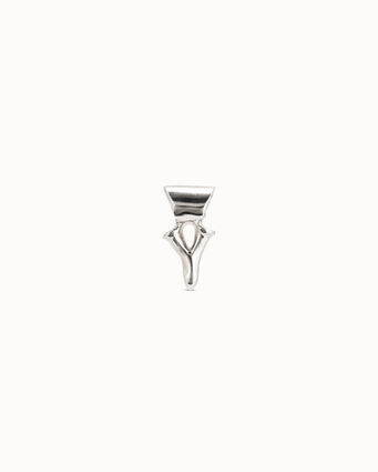 Sterling silver-plated Personalization collection charm