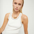 Necklace with large interlocking snap hook