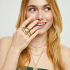 Big eye-shaped ring