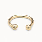Bangle bracelet with double ball