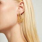 Double triangular earrings