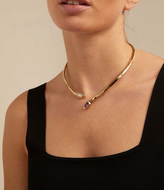 Necklace Spring, Golden, large