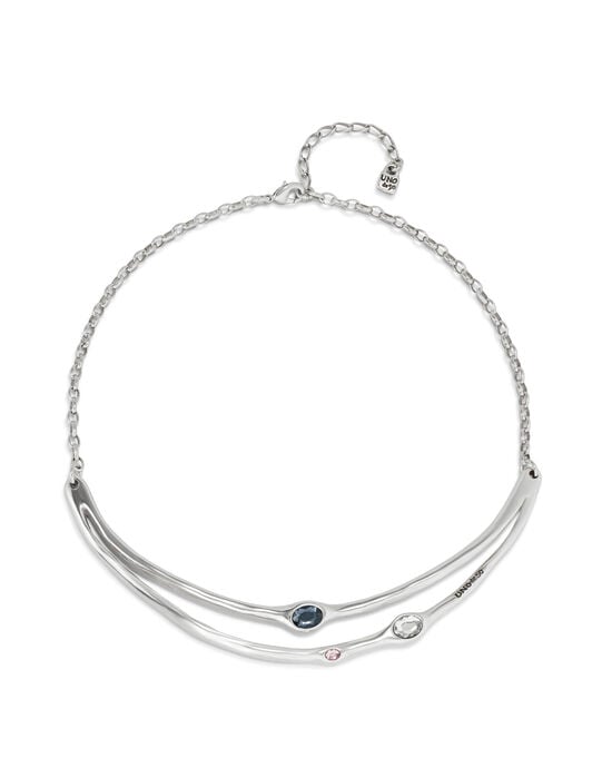 Choker necklace with  crystals