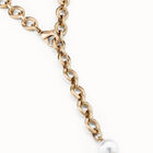 Collar ba&ntilde;ado en oro 18K con eslabones ovalados