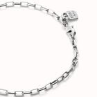 Mid-sized link charm chain bracelet