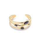 Bangle bracelet with crystals