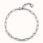 Short oval link chain necklace