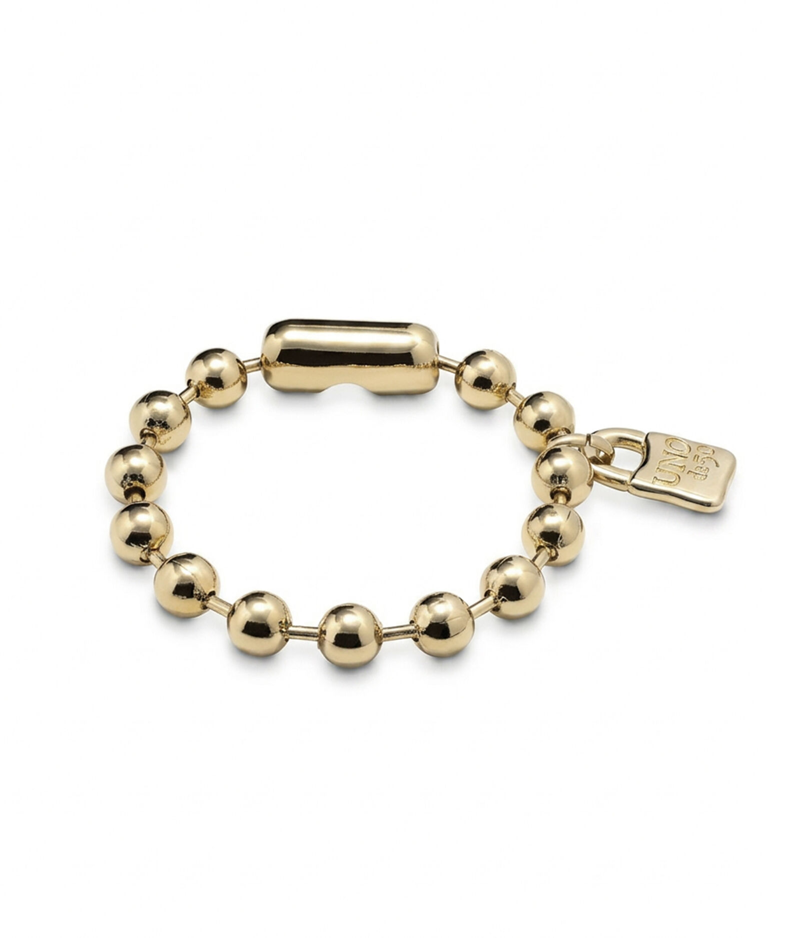 Short beaded necklace with padlock | UNOde50 United States