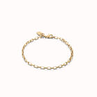 Mid-sized link charm chain bracelet