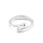 Bangle bracelet with inner spring