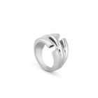 Anillo ba&ntilde;ado en plata de ley