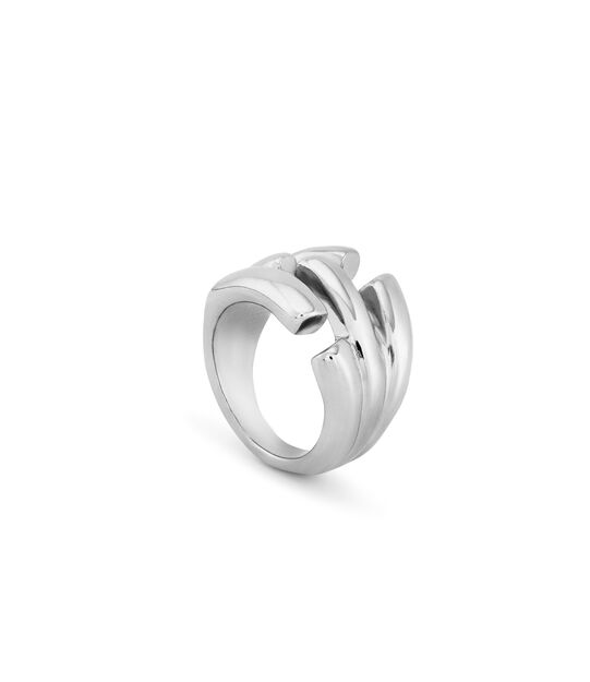 Sterling silver-plated ring