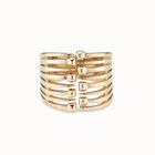 Bangle bracelet with multiple nail heads