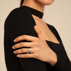 Double curved ring