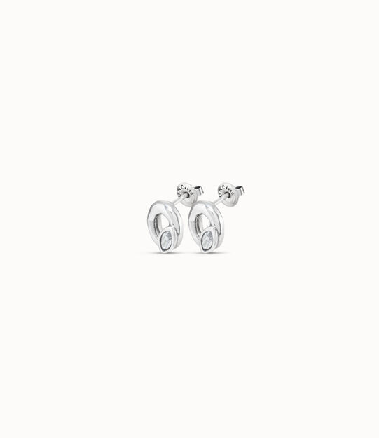 Orecchini A Lobo In Argento 925 Con Cristalli Austriaci, 6 Mm - Mezza Sfera Disco Ball, Eleganti E Brillanti - 5
